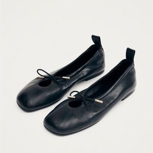 Alohas Black Ballet Flats